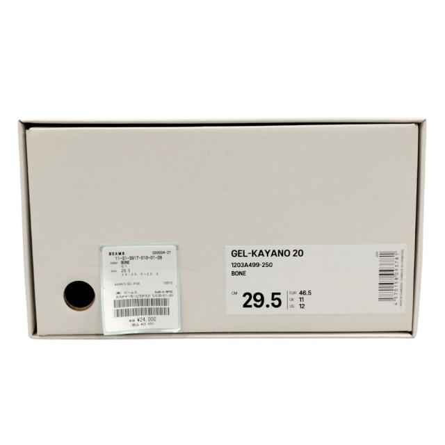 ASICS アシックス × HAL STUDIOS GEL-KAYANO 20 ベルクロ シューズ スニーカー ホワイト×ブラック US12＝29.5cm 正規品 / 50773_8