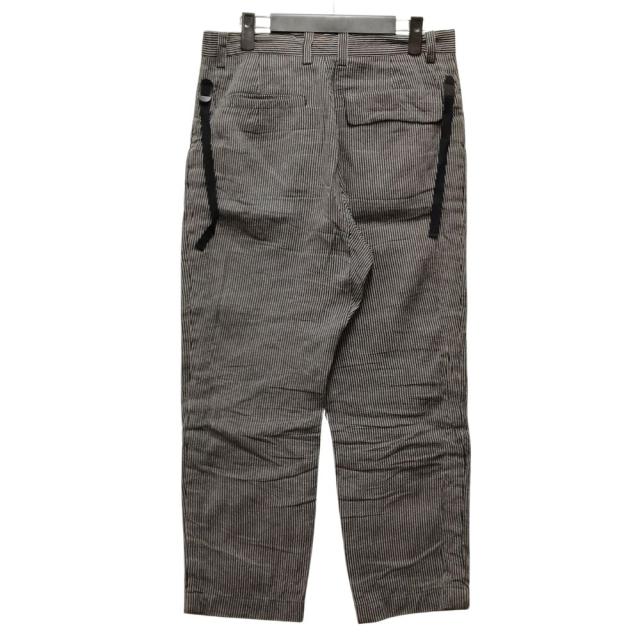UNDERCOVER アンダーカバー 品番 UC1E4501-2 シルク・和紙 薄手 クロップド パンツ ブラック サイズ 3 正規品 / 50846_1