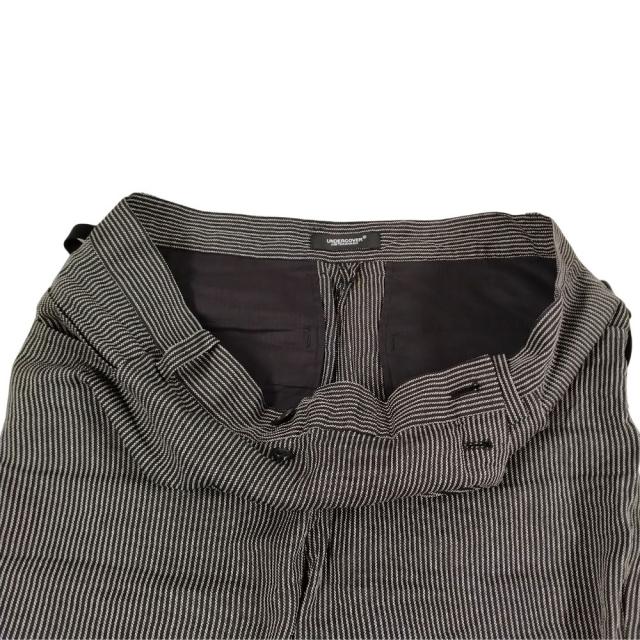 UNDERCOVER アンダーカバー 品番 UC1E4501-2 シルク・和紙 薄手 クロップド パンツ ブラック サイズ 3 正規品 / 50846_3