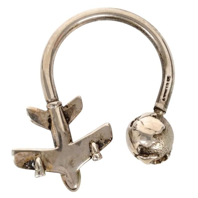TIFFANY&amp;CO. ティファニー 飛行機 地球 キーリング シルバー925 正規品 / 51267_1