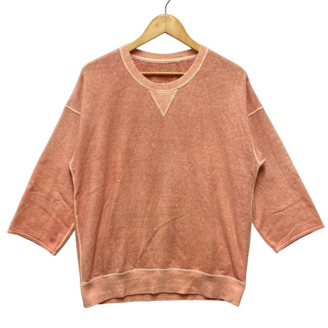 VISVIM ビズビム 品番 0121305010002 JUMBO SWEAT 3/4 (UNEVEN DYE) 加工 スウェット コットン ピンク サイズ 1 正規品 / 51777