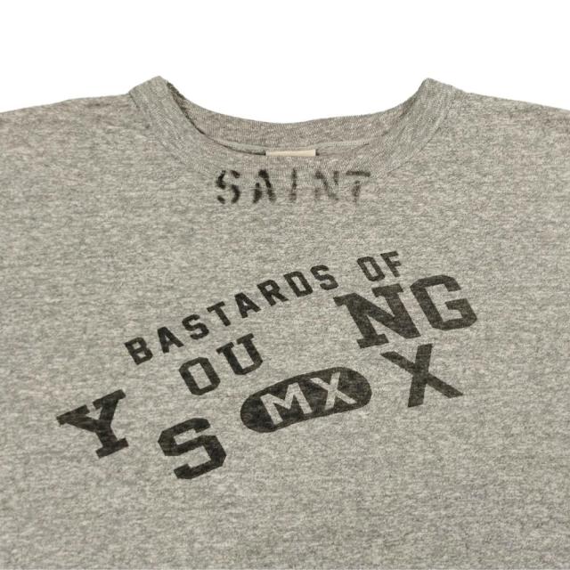 SAINT MICHAEL セントマイケル ベルベルジン コラボ BJ_SS TEE/YOUNG 半袖Ｔシャツ グレー サイズ L 正規品 / 51869_4