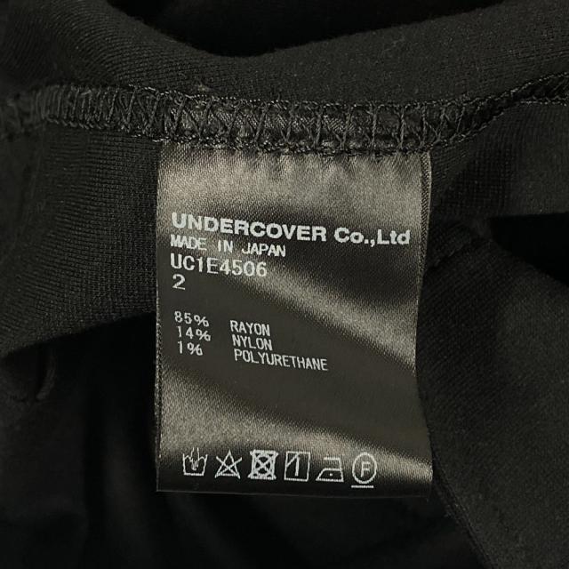 UNDERCOVER アンダーカバー 25SS 品番 UC1E4506 レーヨン混 タック入り パンツ ブラック サイズ 2 正規品 / 52144_6
