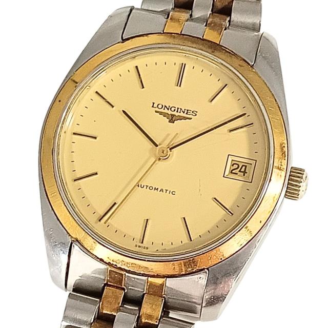 LONGINES ロンジン L7.632.3 デイト 自動巻き メンズ 腕時計 正規品 / C1104