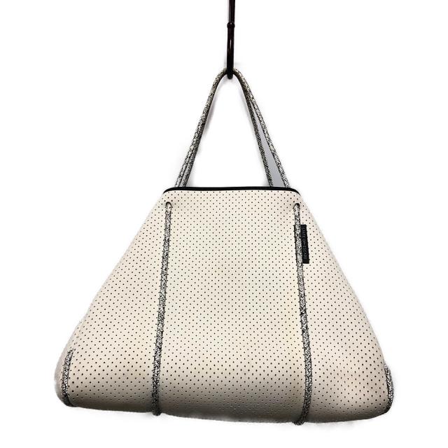 STATE OF ESCAPE ネオプレン トートバッグ ポーチ付 ライトグレー系 正規品 / 33523