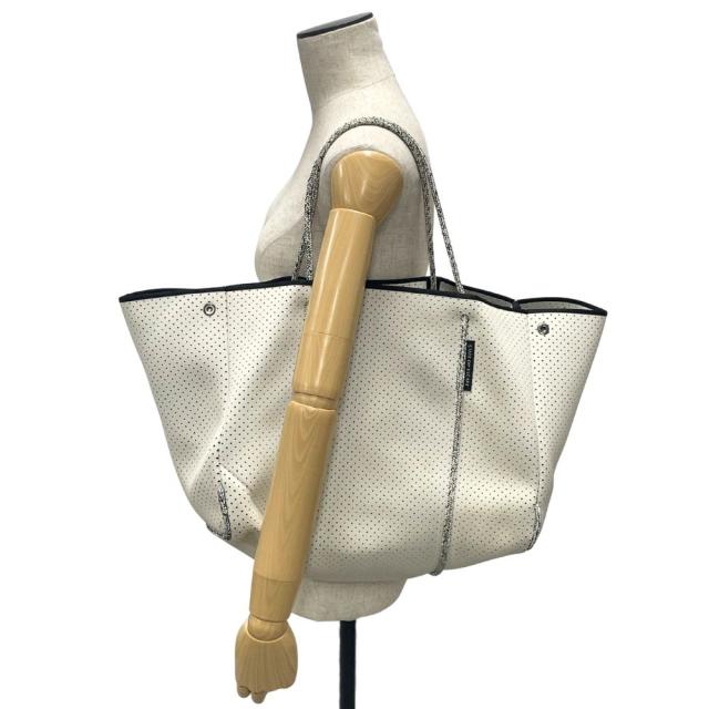 STATE OF ESCAPE ネオプレン トートバッグ ポーチ付 ライトグレー系 正規品 / 33523_9