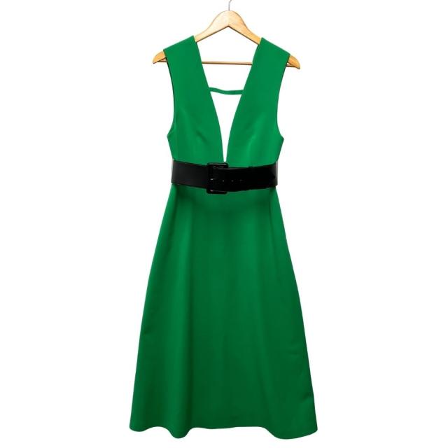 ADORE アドーア 品番 531-2140008 ミドルジョーゼット ワンピース グリーン サイズ38 正規品 / 53477
