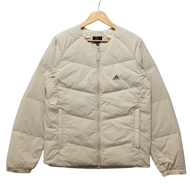 ADIDAS アディダス 品番 JG8505 M SL マストハブ ライトダウンジャケット ナイロンジャケット ベージュ系 サイズM 正規品 / 53486