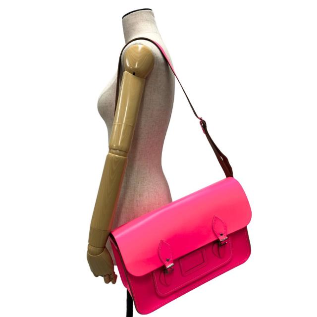 The Cambridge Satchel Company ケンブリッジ サッチェル カンパニー レザー ショルダーバッグ ネオンピンク 正規品 / 53646_9