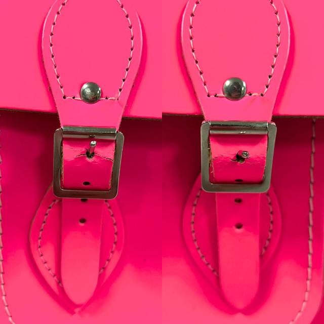 The Cambridge Satchel Company ケンブリッジ サッチェル カンパニー レザー ショルダーバッグ ネオンピンク 正規品 / 53646_1