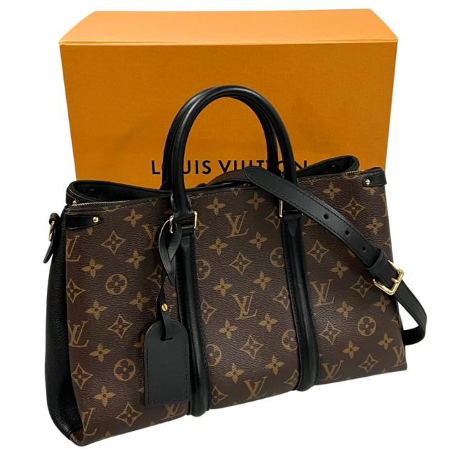 LOUIS VUITTON ルイ・ヴィトン M44817 スフロ NV MM モノグラム ノワール 2WAY ショルダーバッグ ブラウン×ブラック 正規品 / 40801