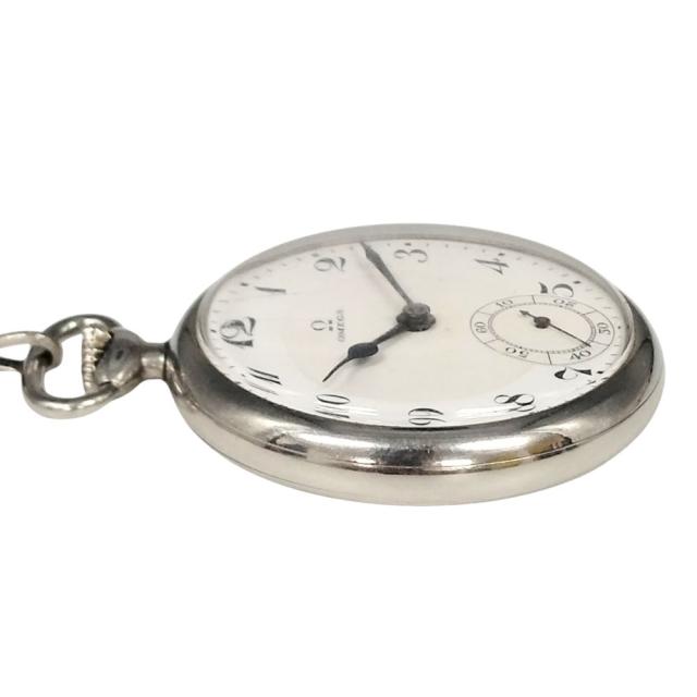 OMEGA オメガ 懐中時計 スモールセコンド 手巻き ステンレス メンズ 正規品 / C860_2