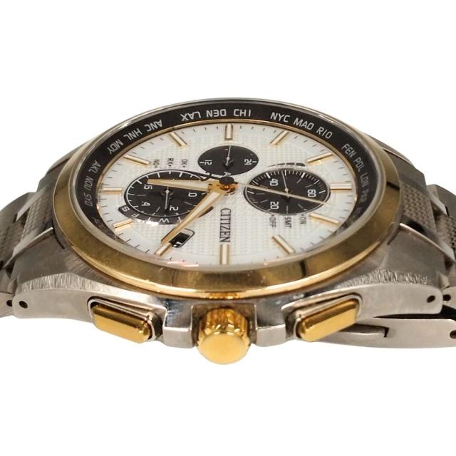 CITIZEN シチズン H804-T026974 アテッサ エコドライブ ソーラー電波 チタン メンズ 腕時計 正規品 / C927_2