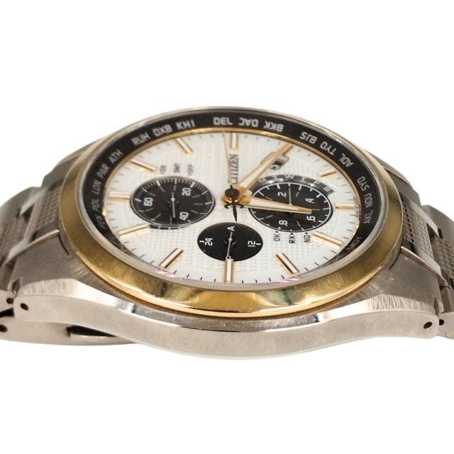 CITIZEN シチズン H804-T026974 アテッサ エコドライブ ソーラー電波 チタン メンズ 腕時計 正規品 / C927_3