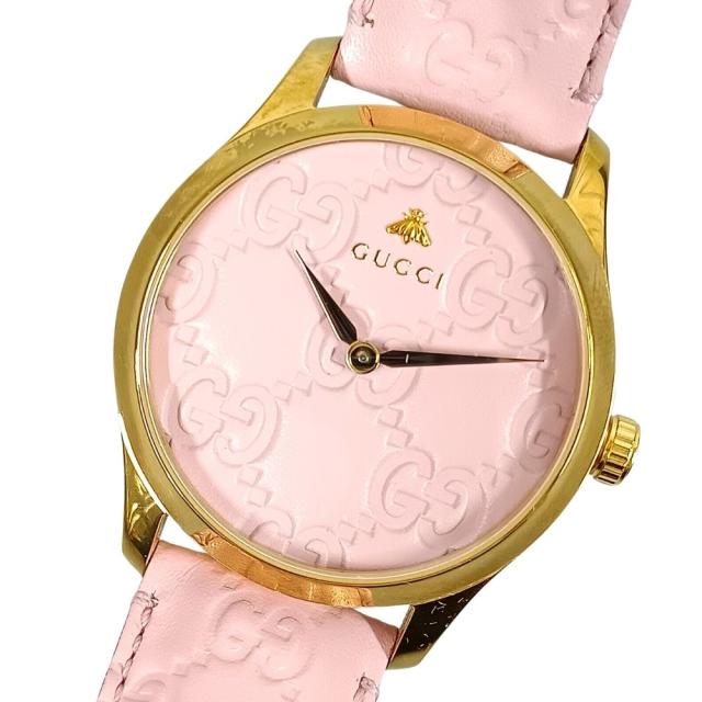 GUCCI グッチ 126.4 Gタイムレス レザー クォーツ 腕時計 正規品 / C931