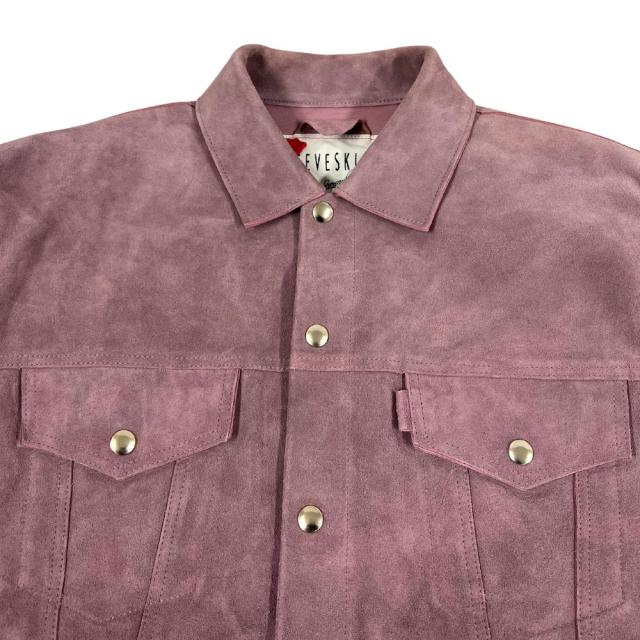 SEVESKIG セヴシグ BACK SIDE 557 JKT スウェード ジャケット パープル サイズ M 正規品 / 53900_3
