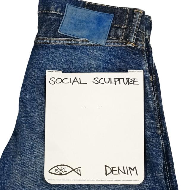 VISVIM ビズビム 品番 0121105005019 SOCIAL SCULPTURE 10 DANAGED-26 加工 デニムパンツ インディゴ サイズL28W32 正規品 / 54147_2