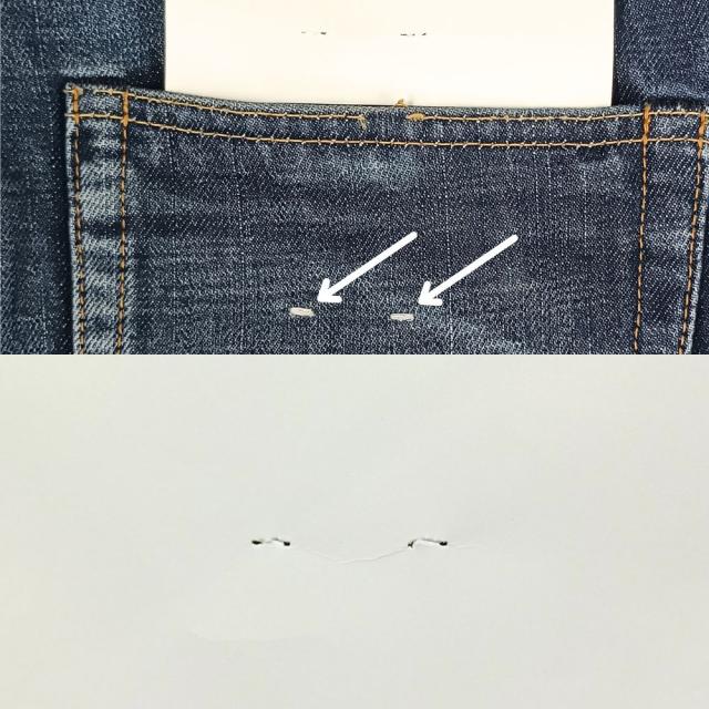 VISVIM ビズビム 品番 0121105005019 SOCIAL SCULPTURE 10 DANAGED-26 加工 デニムパンツ インディゴ サイズL28W32 正規品 / 54147_4