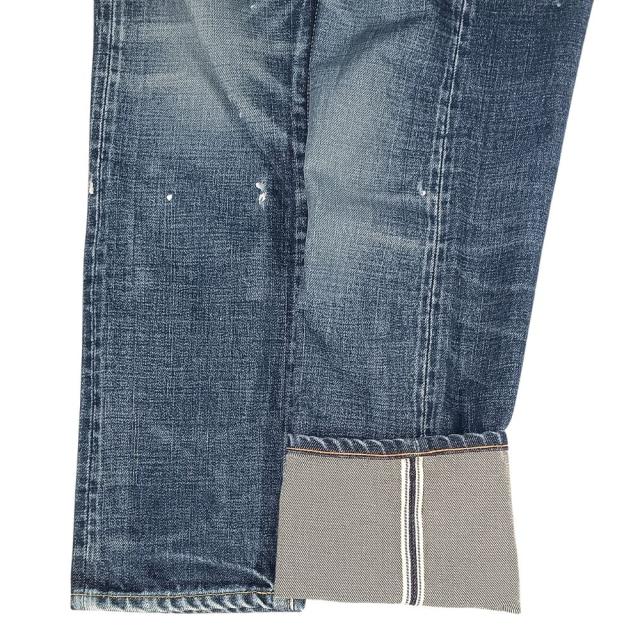 VISVIM ビズビム 品番 0121105005019 SOCIAL SCULPTURE 10 DANAGED-26 加工 デニムパンツ インディゴ サイズL28W32 正規品 / 54147_5