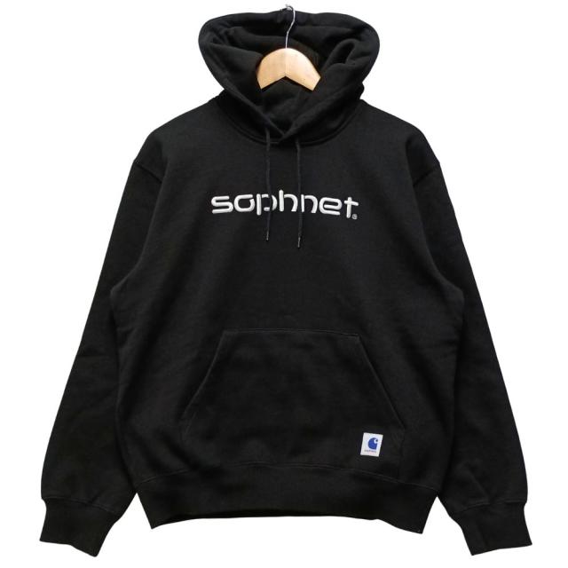 SOPHNET. ソフネット 19AW carhartt カーハート 刺繍ロゴ スウェット パーカー ブラック サイズ M 正規品 / 55301 6,194円