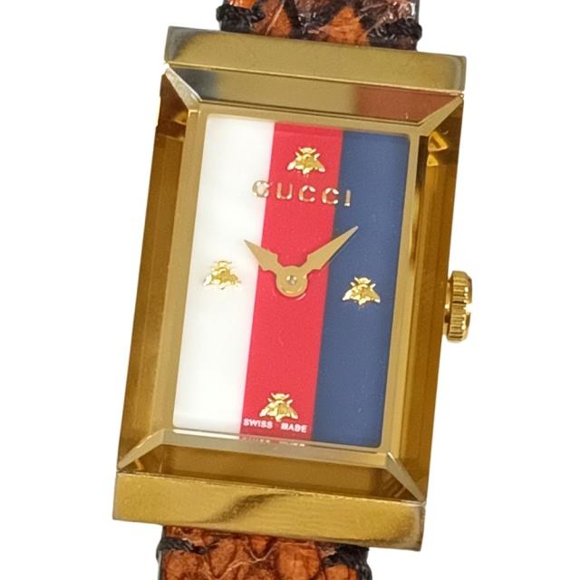 GUCCI グッチ 147.4 Gフレーム シェリーライン クォーツ レディース 腕時計 正規品 / C1199 36,823円
