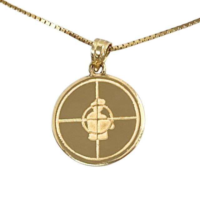 SUPREME シュプリーム × UNDERCOVER×PUBLIC ENEMY 14K ゴールドペンダント ネックレス 正規品 / 41315