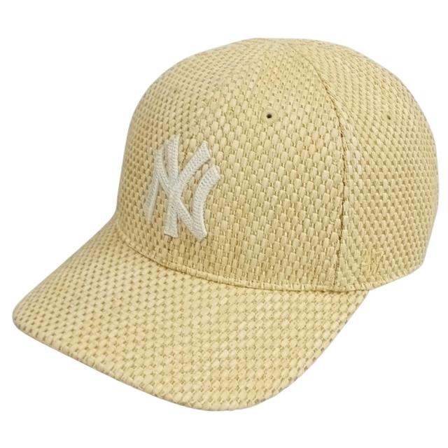 KITH × 47 Brand ニューヨーク・ヤンキース ラフィア キャップ ナチュラル サイズXL 正規品 / 56203