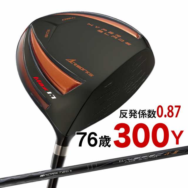 WORKS GOLF ハイパーブレードガンマ ブラックプレミアMax1.7 V-SPEC α