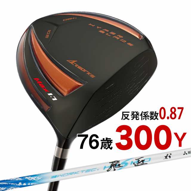 WORKS GOLF ハイパーブレードガンマ ブラックプレミアMax1.7 三菱