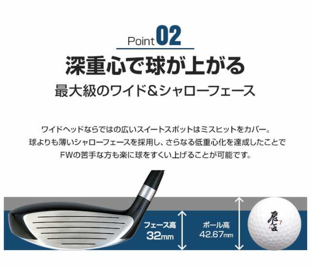 WORKS GOLF フォーサイト FW 2本セット USTマミヤ V-SPEC α-4 シャフト SLEルール適合 ゴルフ クラブ  フェアウェイウッド ヘッドカバー ｜au PAY マーケット