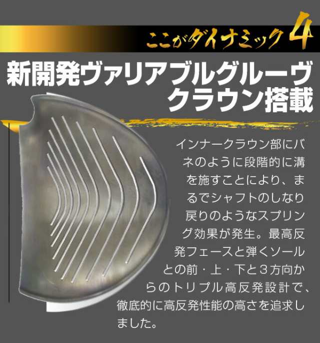 新発売】激飛び20Yアップの高反発誕生！ダイナミクス プレステージ ...