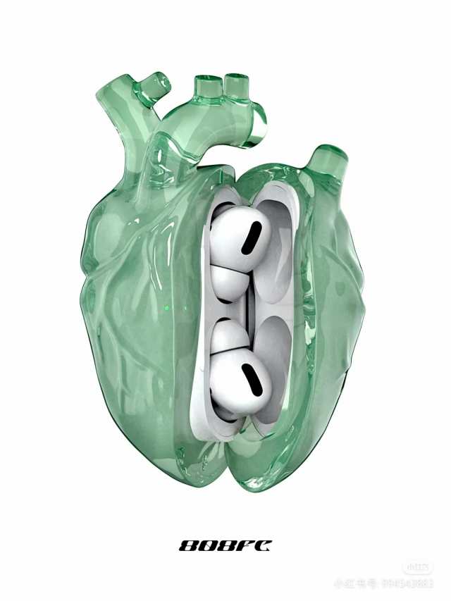 新色登場・AirPods 第4世代対応】HEARTCASE 心臓デザイン