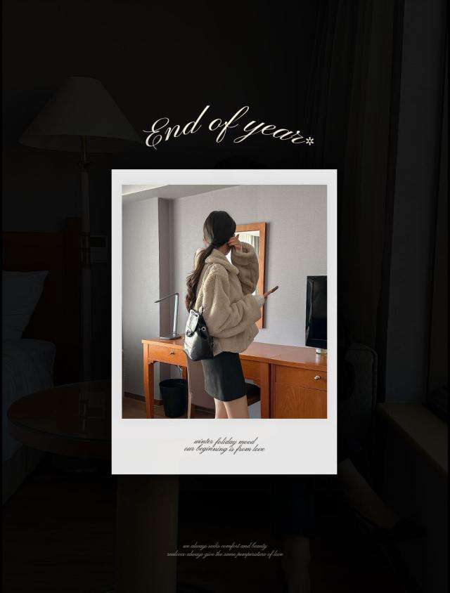 ミドル ゆったりフィット ミンクファー ファー毛皮アウター [2カラー]」 レディース服がお得な