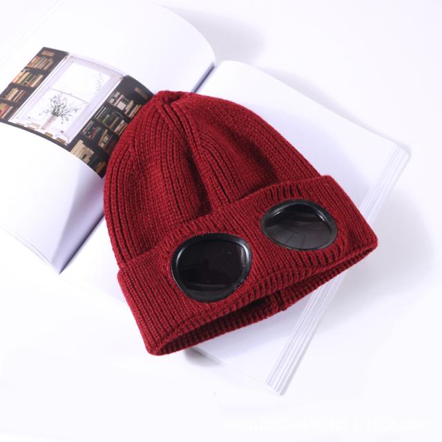 レディース ニット 帽 帽子 メガネ ゴーグル パイロット ワッチ