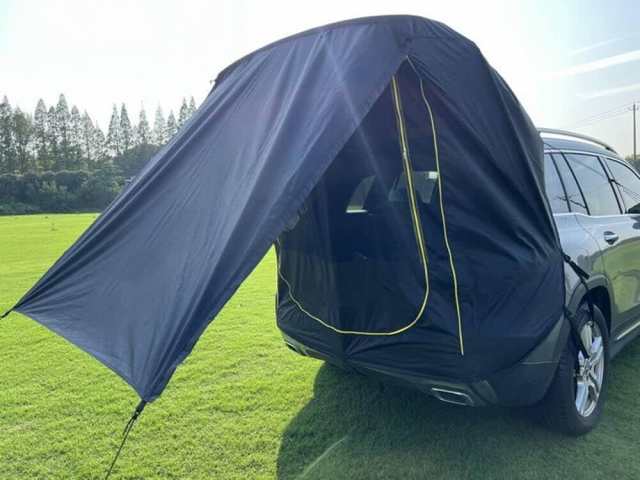 車用テント 車中泊テント トランクテント カーサイドタープ テール 