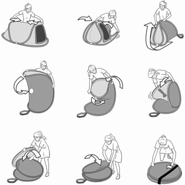 テント ワンタッチ ポップアップ 自動組立 4-6人用 コンパクト 防水 防風 防災用 通気 キャンプ アウトドア用品 海水浴/砂浜/運動会/公園