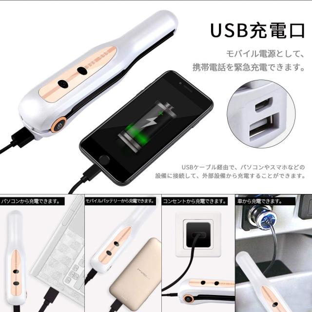 コードレス ミニ フラット アイアン  作動 セラミック トルマリン ヘア ストレートナー  5000mAh バッテリー コードレス ミニ フラット アイアン 作動 セラミック トルマリン ヘア