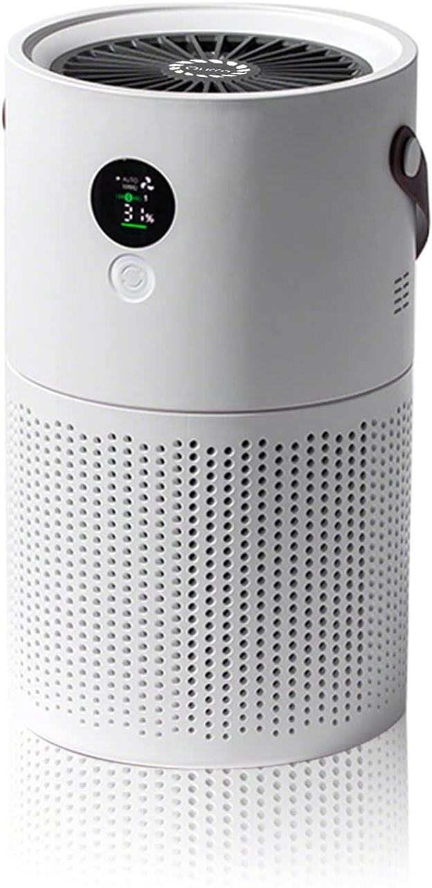 空気清浄機 コンパクト 卓上 オシャレ ポータブル 持ち運び お手入れ簡単 グレー 8畳 アイレポータブルミニ 脱臭 ホコリ 花粉 集じん 小型 静音 おやすみモード インテリア