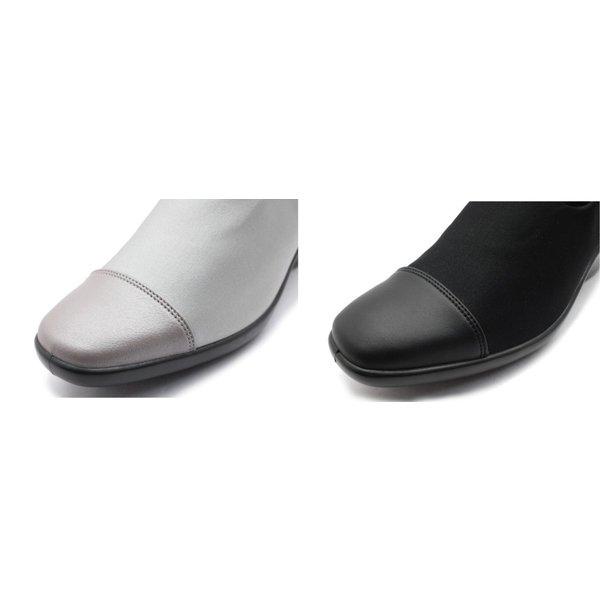 トップドライ パンプス レディース レイン 防水 ゴアテックス アサヒ TOP DRY/TDY3938/39-38 ブラック/ライトグレー