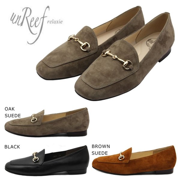 unReef アンリーフ レディース パンプス カジュアル 3821 ビット ローヒールの通販は