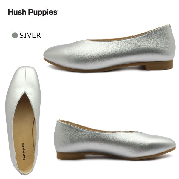 ハッシュパピー レディース Vカット スクエア カッターシューズ フラット カジュアル L-R267T 日本製 Hush puppies r267t 婦人靴 ハッシュパピー レディース Vカット スクエア カッターシューズ