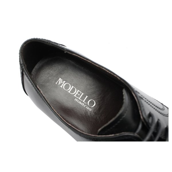 MODELLO モデロ メンズ ビジネスシューズ プレーントゥ 外羽根 DM384 日本製 ブラック_6