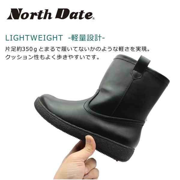 North Date ノースデイト レディース スパイク スノーブーツ 防寒 防滑 防水 12736  ダテハキ_6