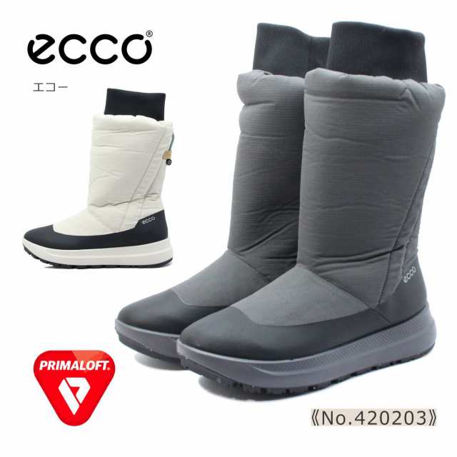 ECCO エコー レディース ブーツ 420203 50472 50839 SOLICE winter boot 防水 靴 黒 白 ブラック ホワイト