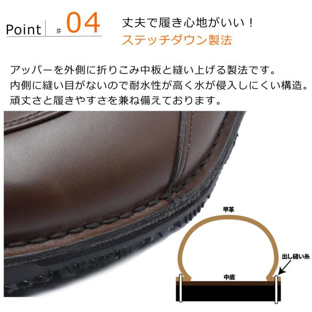 ハッシュパピー メンズ 寒冷地仕様 M-5049TH 冬底 4E ウォーキングシューズ スリッポンカジュアル 5049 Hush Puppies_6