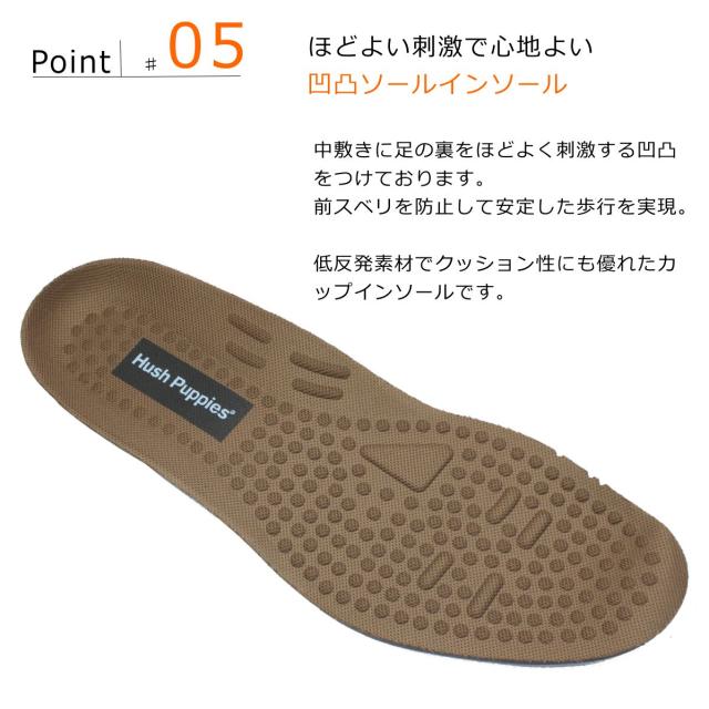 ハッシュパピー メンズ 寒冷地仕様 M-5049TH 冬底 4E ウォーキングシューズ スリッポンカジュアル 5049 Hush Puppies_7