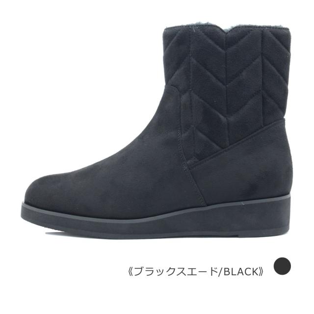 unity ユニティ 82650100 レディース ブーツ キルティング ボア ショート 防滑 冬 冬底 靴