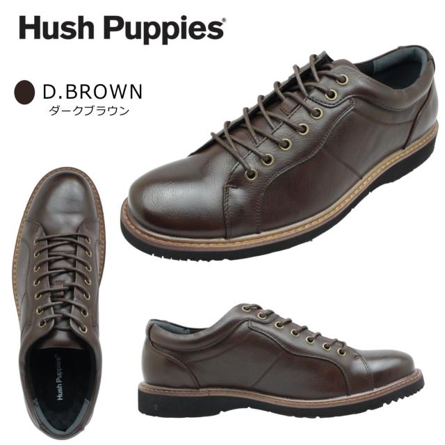 ハッシュパピー メンズ カジュアルシューズ M-7120T ウォーキング 紐 軽量 幅広3E 本革 紳士靴 Hush Puppies 7120T_4