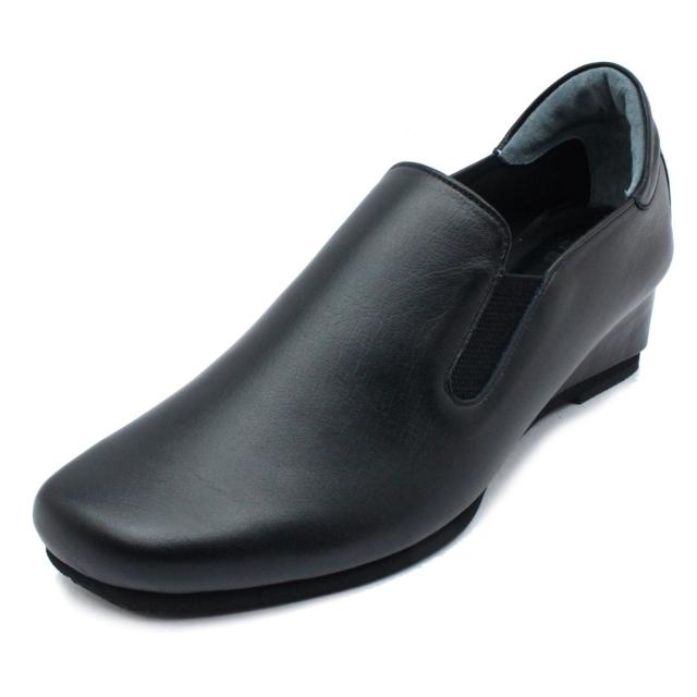 net ネット レディース パンプス スリッポン 2092 ウェッジソール 本革