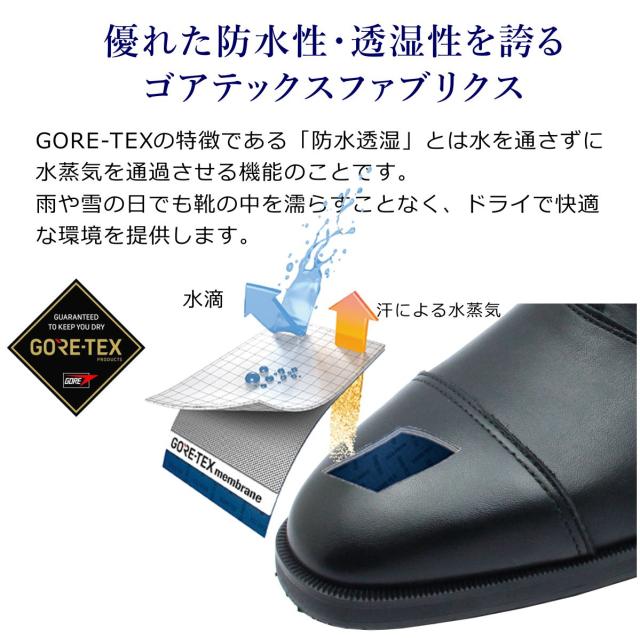 REGAL リーガル メンズ ゴアテックス ビジネスシューズ ストレートチップ 35HR BB / BHA 内羽式 3E 紳士靴 本革 日本製_5